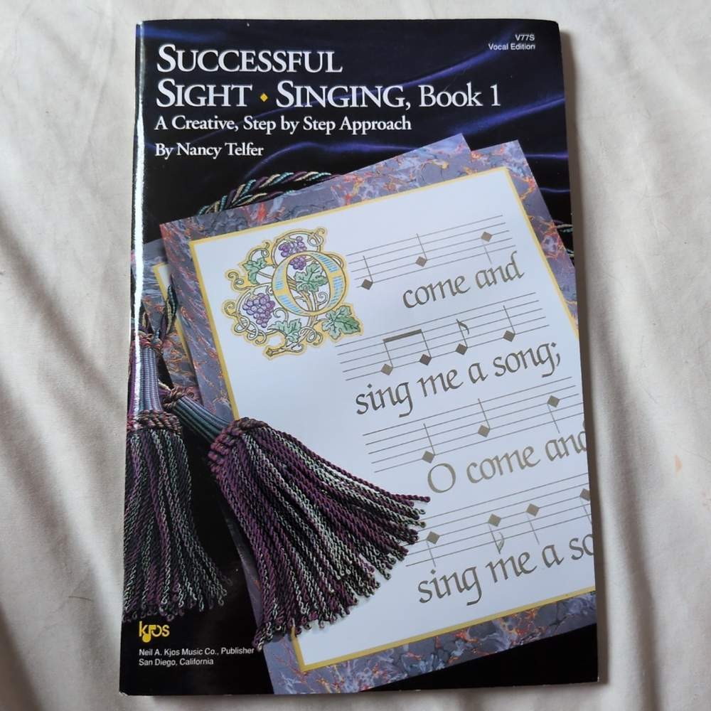 Successful Sight Singing Book 1 Nancy Telfer